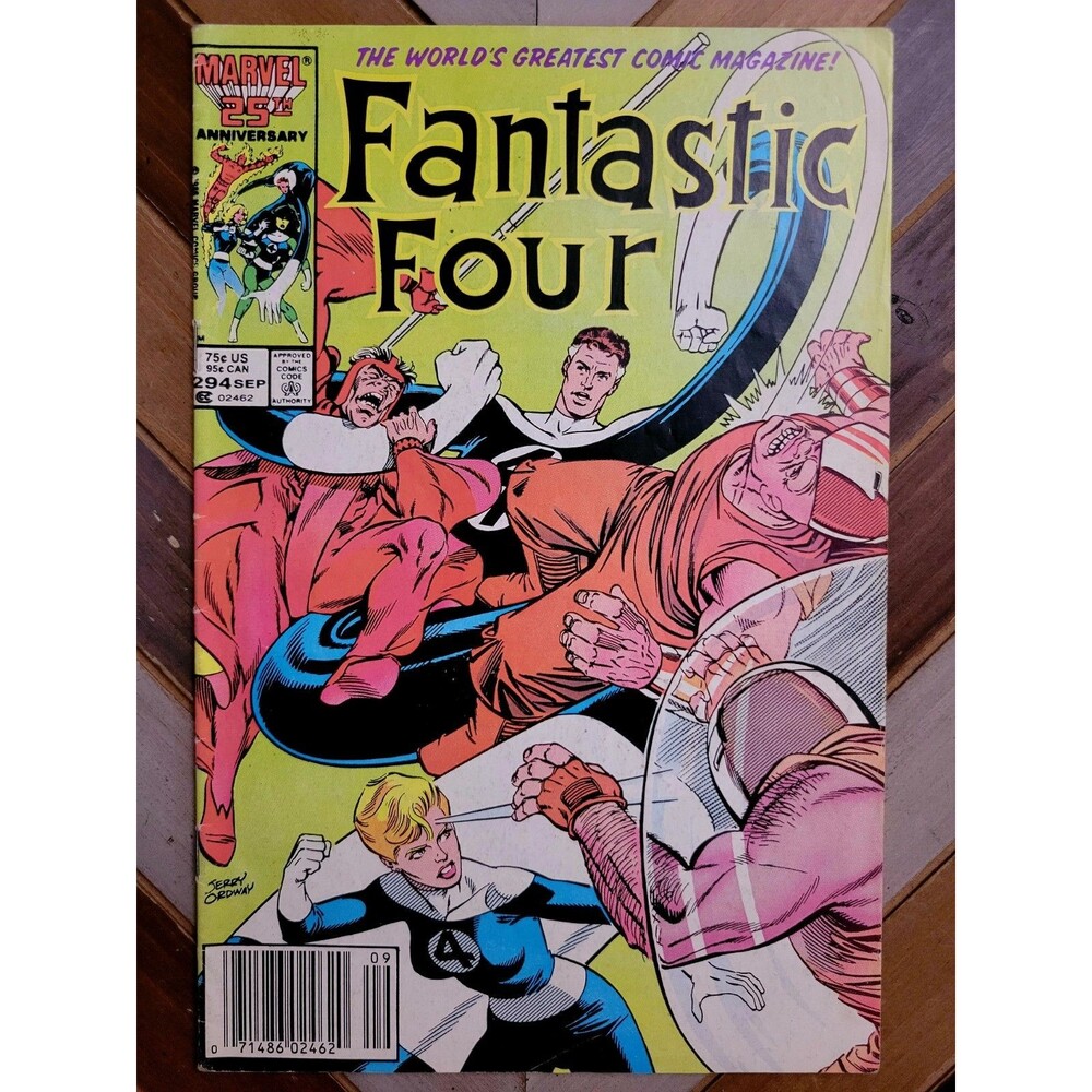 Fantastic Four #294 (1986) Wyatt Wingfoot & West Cost Avengers! John Byrne (4.0)
